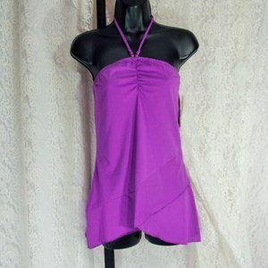 Girls Halter Top Purple Route 66 NWT Size 14/16 GIRLS
